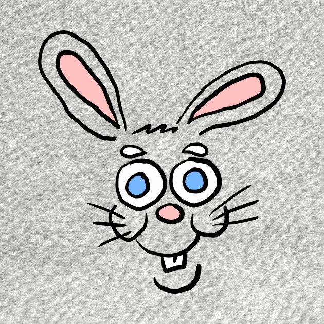 Bunny Rabbit Cartoon Face